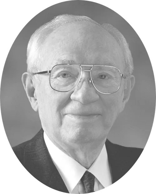 〔ゴードン・B・ヒンクレー大管長の画像〕