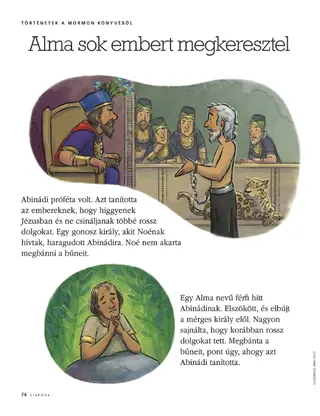 Alma baptizes many people 1