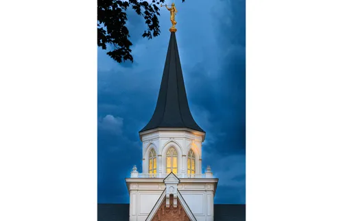 spire of Provo City Center Temple