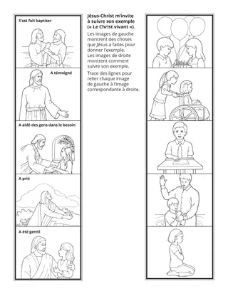 page d’activité : Jésus-Christ m’invite à suivre son exemple