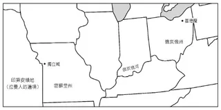 地圖，美國東北部