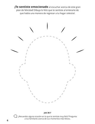 página 6 del libro para colorear “Congregar a la familia de Dios”