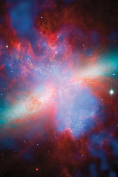 Hubble image of the galaxy