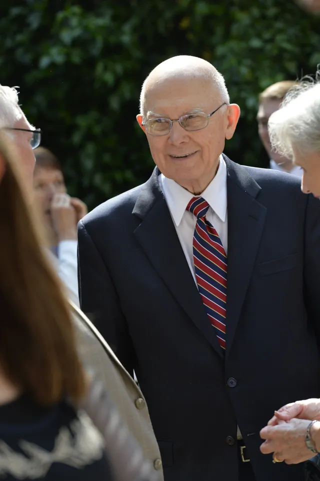 Dallin H. Oaks visits the United Kingdom Parliament in Westminster, London, United Kingdom.