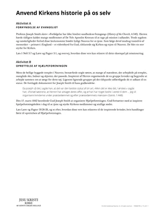 Anvend Kirkens historie på os selv