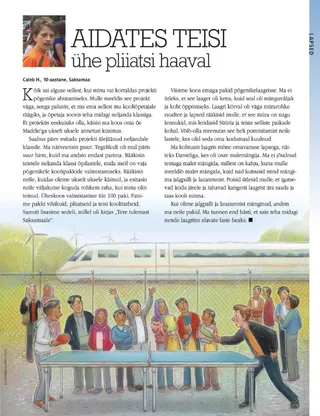 helping out, one pencil at a time