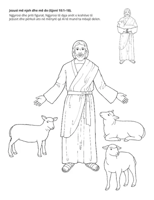 faqja e veprimtarisë: Jezusi më njeh dhe më do