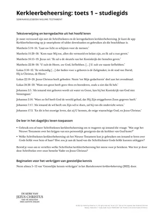 New Testament Seminary Teacher Manual - 2023