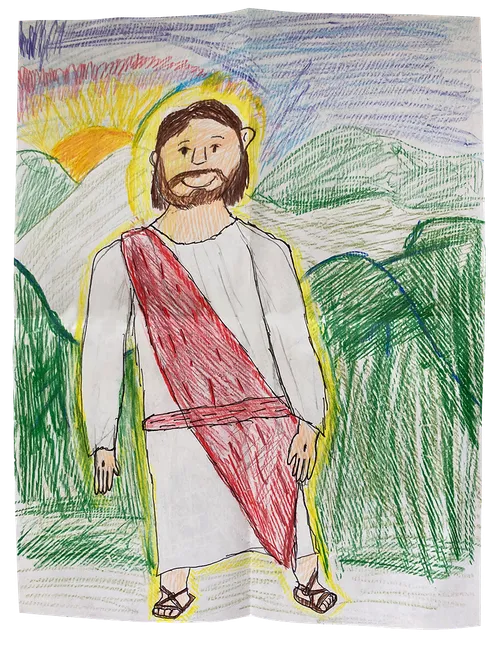 drawing of Jesus