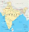 map of india