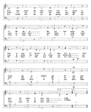 Music, I Love to Learn of Jesus Christ