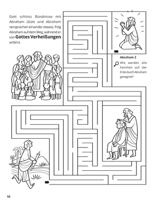 The Abrahamic Covenant coloring page
