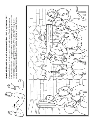 Pagină cu activități pentru copii.