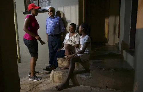 talking with tenants