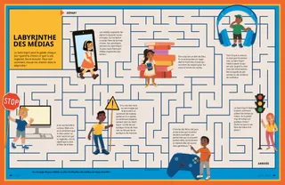 Labyrinthe avec des conseils sur l’utilisation des médias