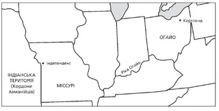 карта, північно-східна територія США