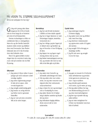 self reliance evaluation