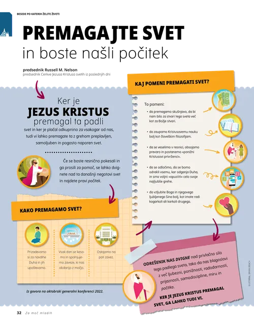 Premagajte svet in boste našli počitek