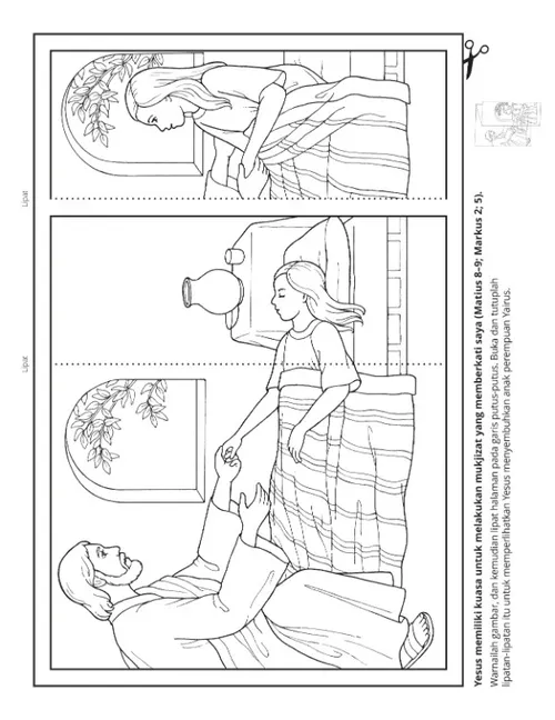 halaman kegiatan: Yesus dapat melakukan mukjizat