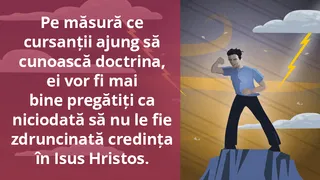 Memă despre a rămâne fermi în mijlocul furtunilor.