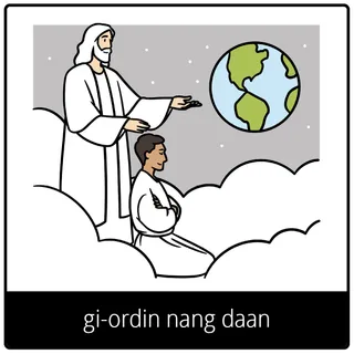 gi-ordin nang daan nga simbolo sa ebanghelyo