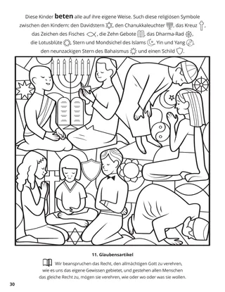 Eleventh Article of Faith coloring page
