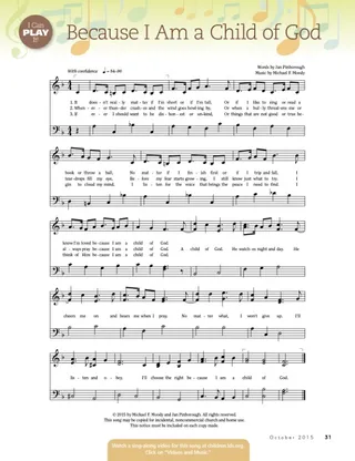 Music: Because I Am a Child of God