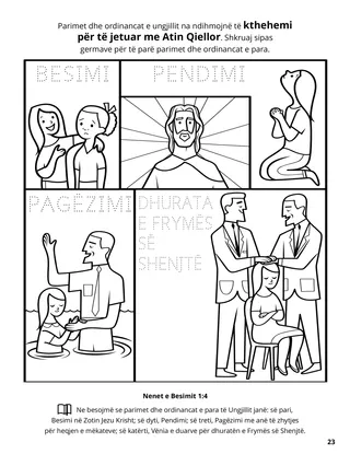 Fourth Article of Faith coloring page