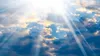 light rays coming through clouds