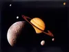 Saturn and its moons