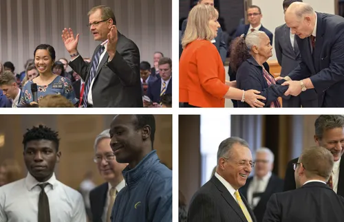 Elder Stevenson; Elder Renlund; Elder Gong; Elder Soares