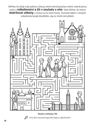 Religious Freedom coloring page