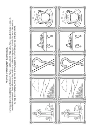 Aktivitetsside for Primær: Herren er min hyrde