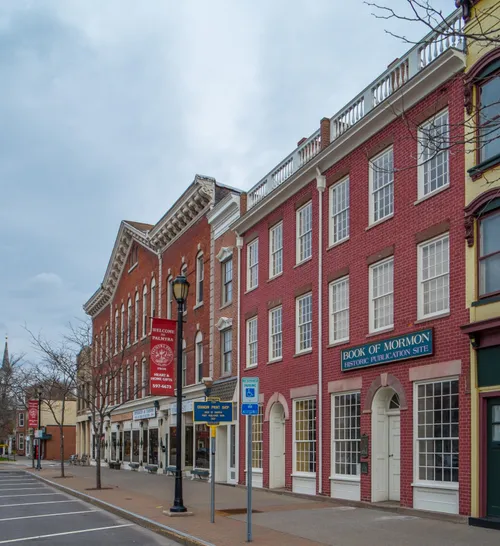 Extérieur de l’imprimerie d’Egbert B. Grandin