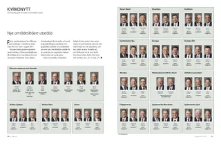 Area Presidency chart