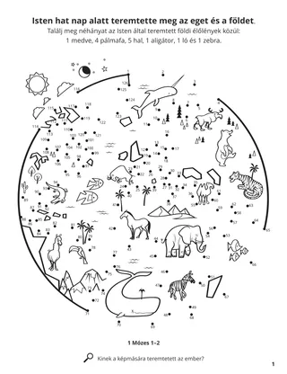 The Creation coloring page