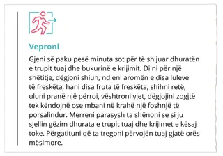 veprimtaria e pjesës “Veproni” në mësimin 4