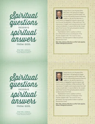 Andersen card two-up