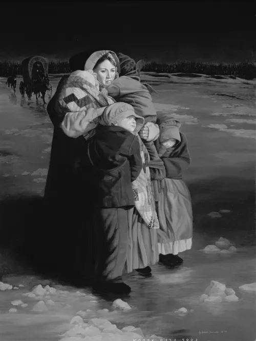 Emma fleeing Missouri