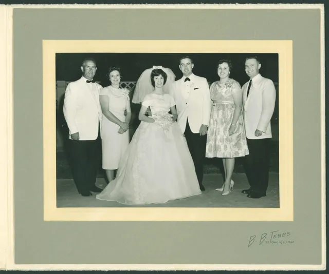 Jeffrey R. Holland and Patricia Holland on Their Wedding Day