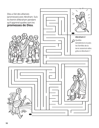 The Abrahamic Covenant coloring page