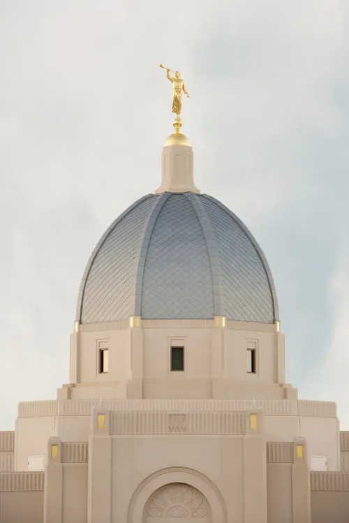 A photograph of the Tucson Arizona Temple dome.