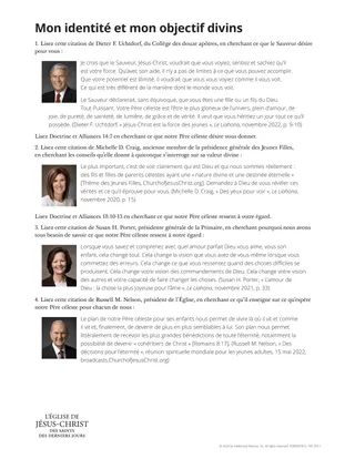 Mon identité et mon objectif divins