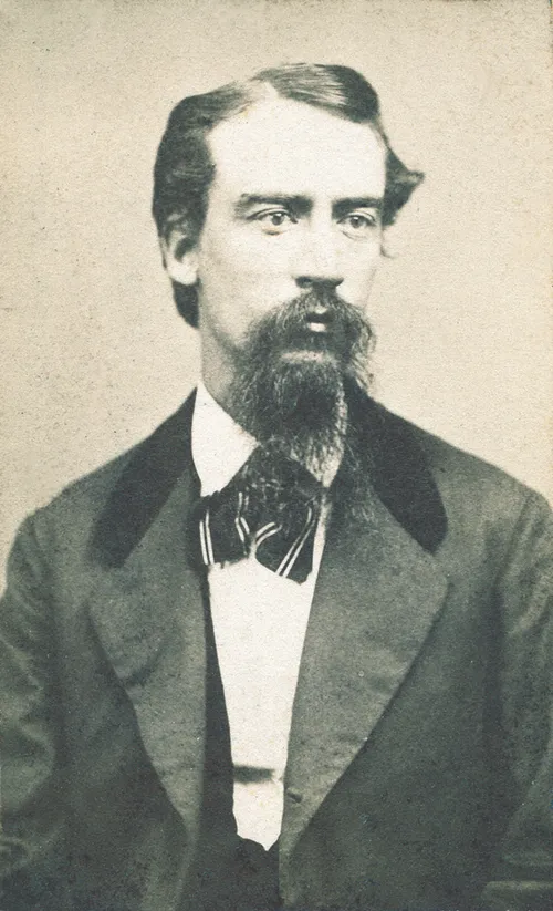 photograph portrait of David Hyrum Smith