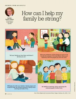 How can I help my family be strong