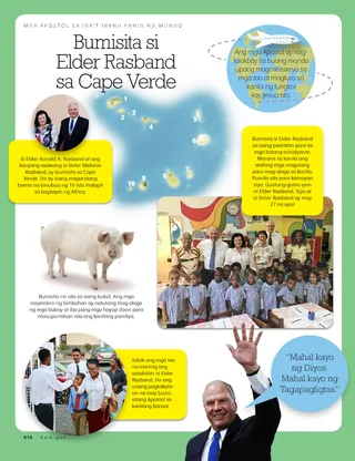 Elder Rasband Visits Cape Verde