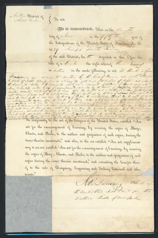 copy of the Book of Mormon copyright