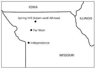 map, western Missouri