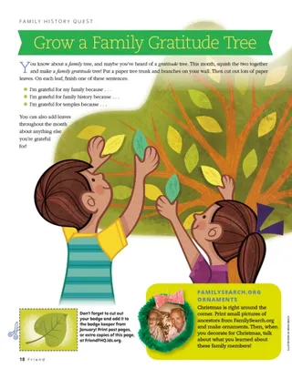 kids putting paper leaves on a paper tree