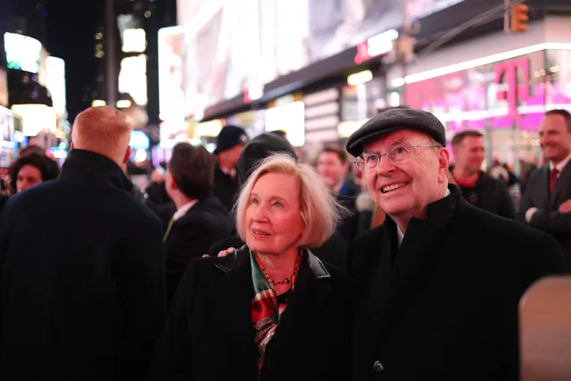 Light the World Giving Machines Light Up Times Square